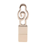 Clé usb Labyrinthe acier  rose / or