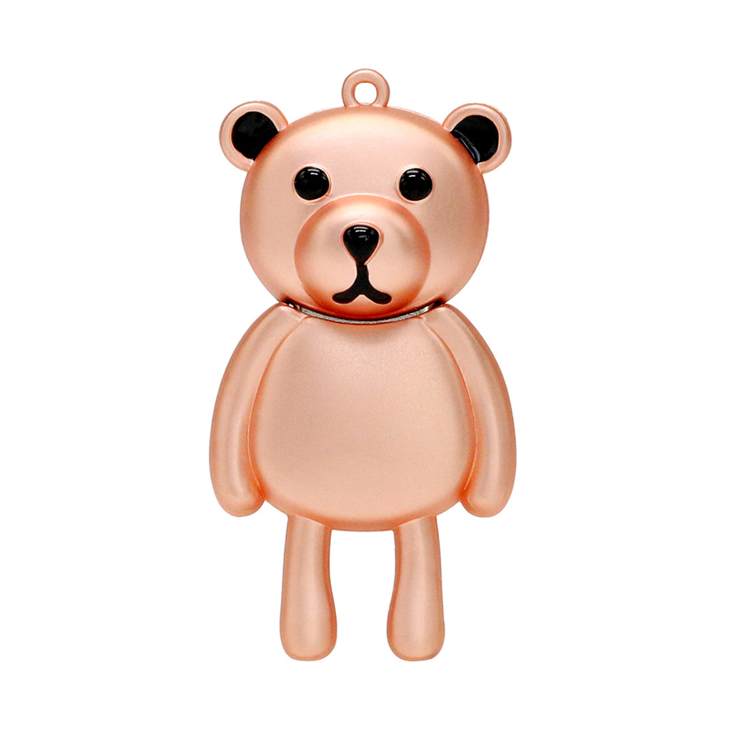 Clé usb Ours acier rose