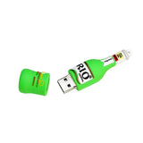 Clé usb Soda vert
