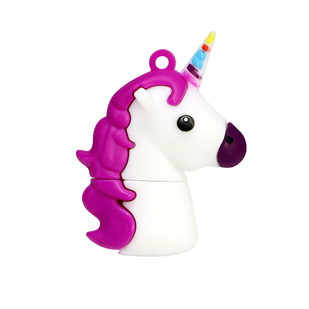 Clé usb Licorne blanche et violette