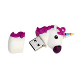Clé usb Licorne blanche et violette