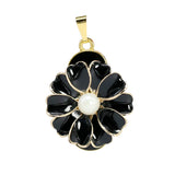 Clé usb Fleur acier pétales de couleur