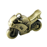 Clé usb moto acier or