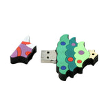 Clé usb Sapin de Noel décoré