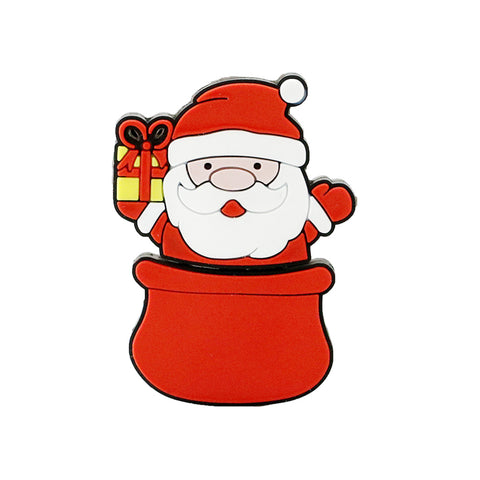 Clé usb Père Noël cheminée