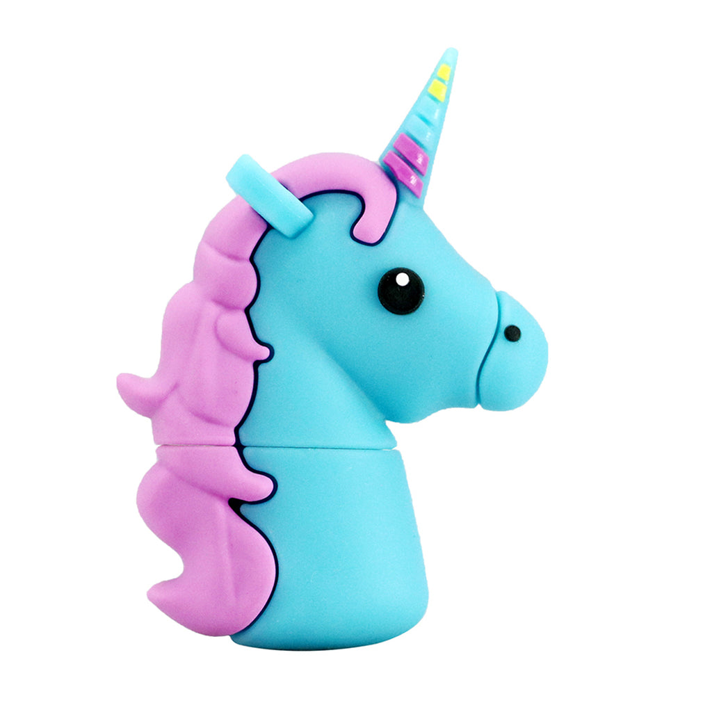 Clé usb Licorne bleue et rose