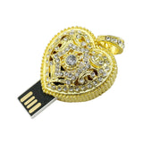 Clé usb Coeur brillant luxe