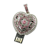 Clé usb Coeur brillant luxe