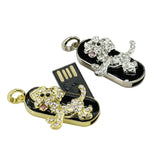 Clé usb Chien caniche argenté