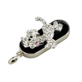 Clé usb Chien caniche argenté