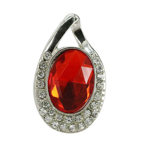 Clé usb Bijou strass rouge