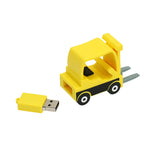 Clé usb Chariot élévateur fenwick de cariste jaune