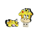 Clé usb Vache jaune
