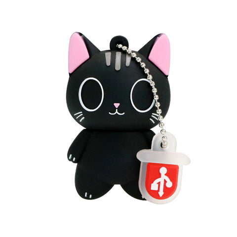 Clé usb Chaton noir et rose