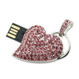 Clé usb Coeur multistrass 2