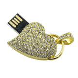 Clé usb Coeur multistrass 2