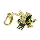 Clé usb Grenouille série luxe dorée