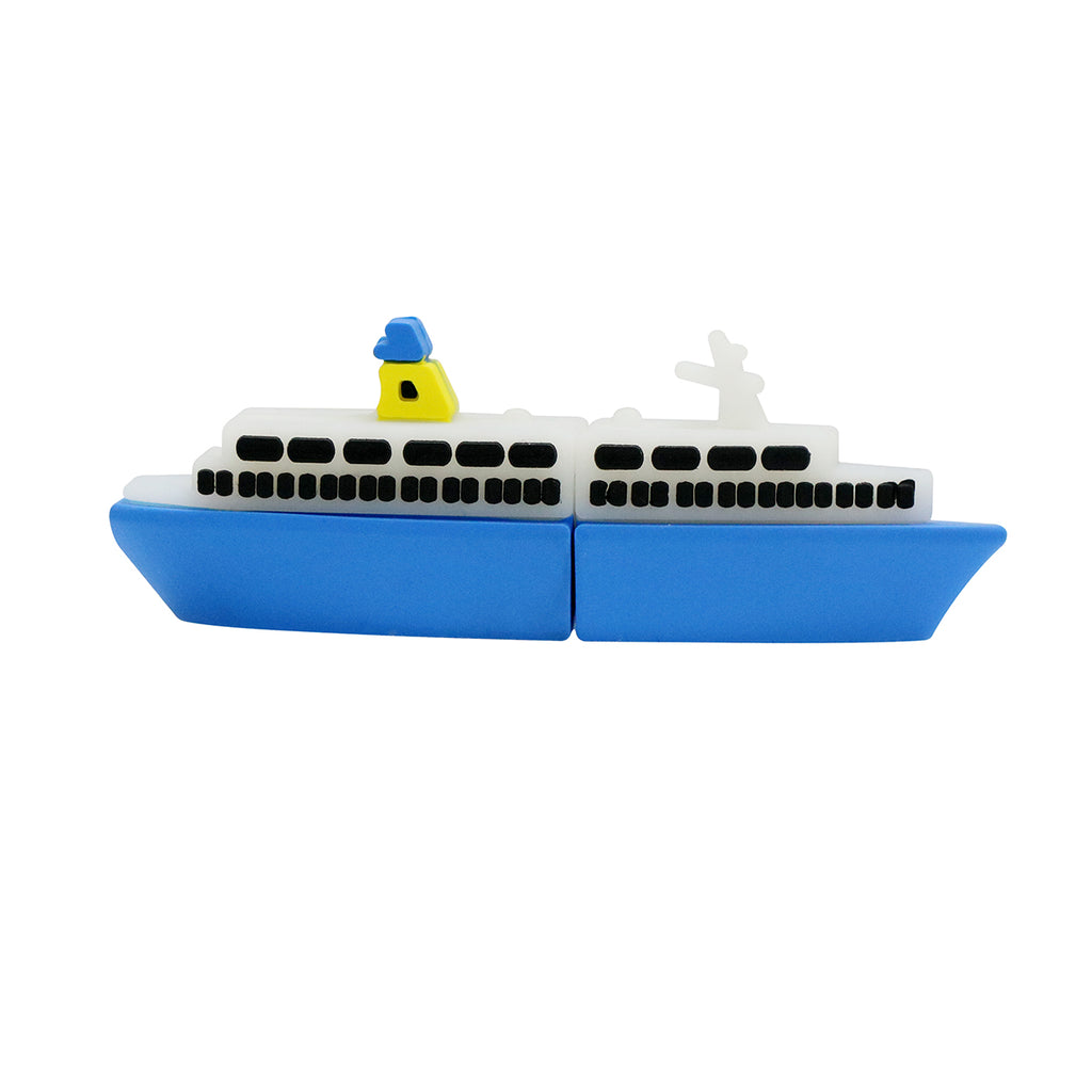 Clé usb Bateau de croisière  bleu