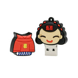 Clé usb Personnage asiatique 4