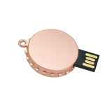Clé usb Capsule acier rose