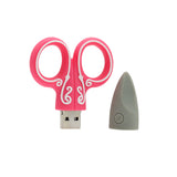 Clé usb Ciseaux de couleur