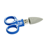Clé usb Ciseaux de couleur