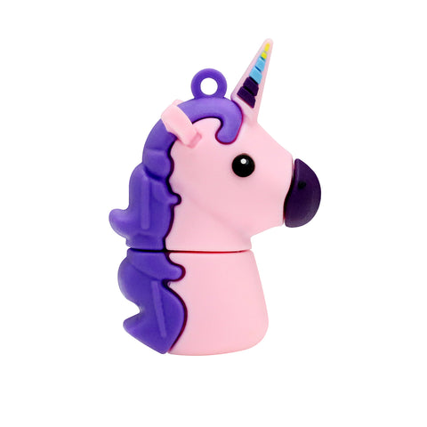 Clé usb Licorne rose et violette