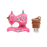 Clé usb Machine à coudre rose