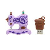 Clé usb Machine à coudre violette