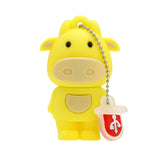 Clé usb Vache jaune / rouge