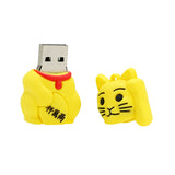 Clé usb Chat jaune asiatique