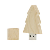 Clé usb Sapin de Noël bois