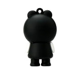 Clé usb Ourson manteau noir