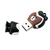 Clé usb Ourson manteau noir