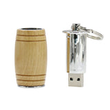 Clé usb Tonneau bois clair
