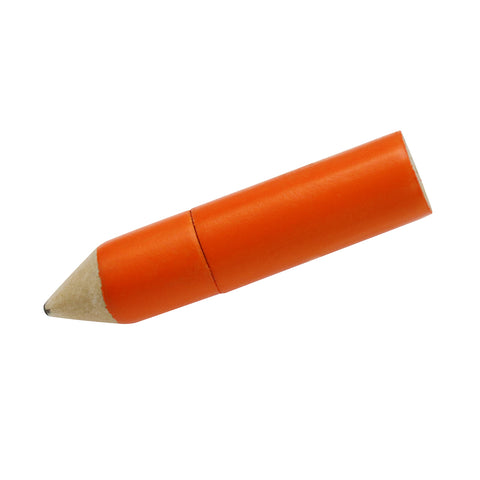 Clé usb Crayon bois orange