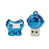 Clé usb Homme de l'espace acier bleu