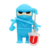 Clé usb Ninja de couleur