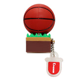 Clé usb Ballon de Basketball sur gazon