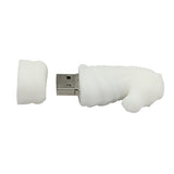 Clé usb Cavalier Echec blanc