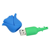 Clé usb Fleur Tulipe bleue