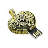 Clé usb Coeur brillant luxe