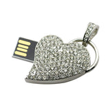 Clé usb Coeur multistrass 2