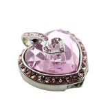 Clé usb Coeur rose / gris acier
