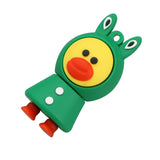 Clé usb doudou poussin manteau vert