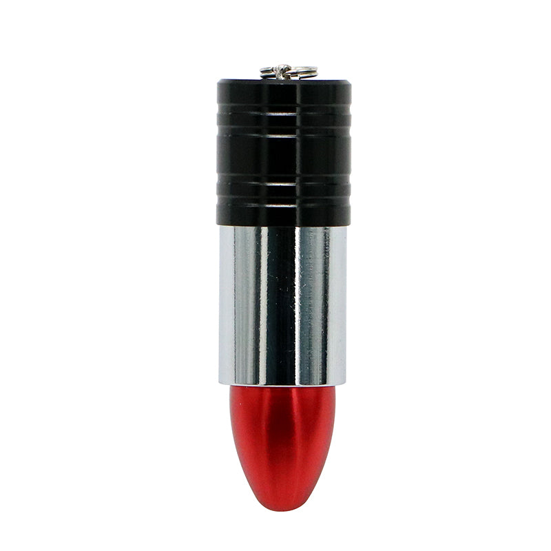 Clé usb Rouge à Lèvres argenté rouge