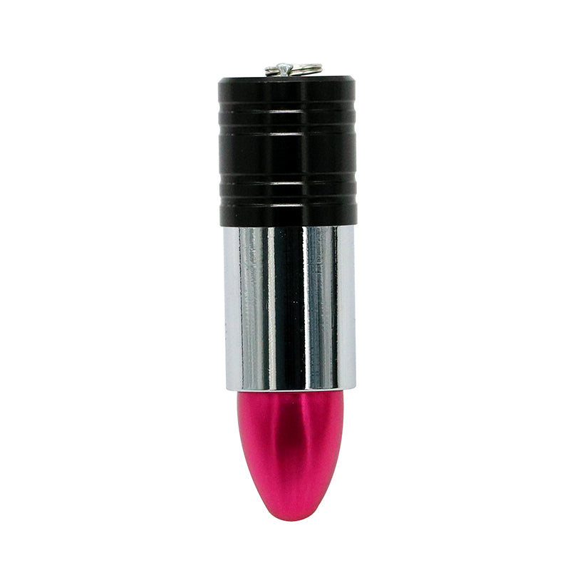 Clé usb Rouge à Lèvres argenté rose