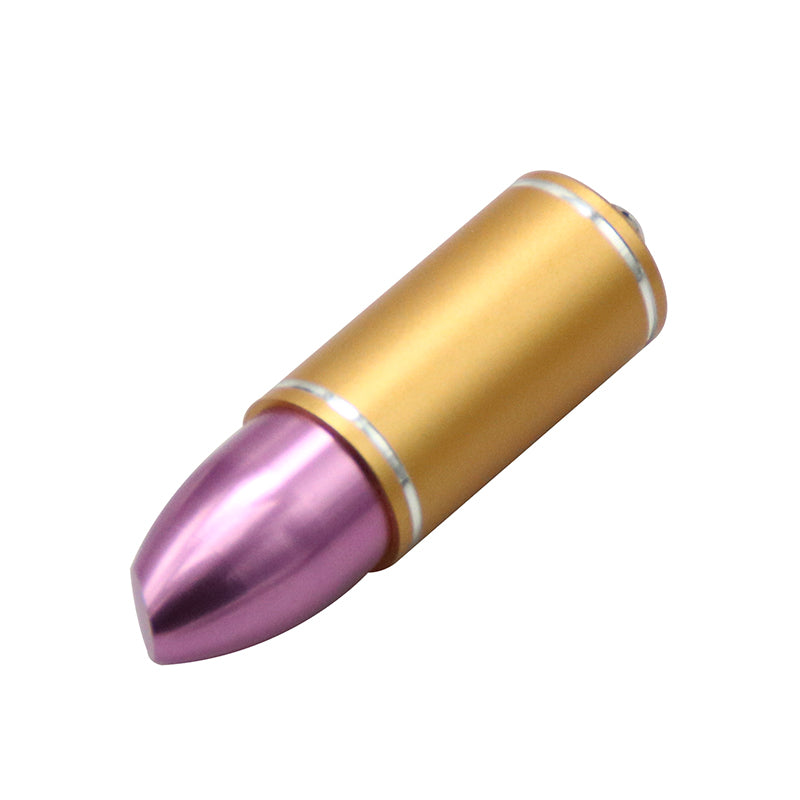 Clé usb Rouge à Lèvres doré violet