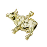 Clé usb vache dorée