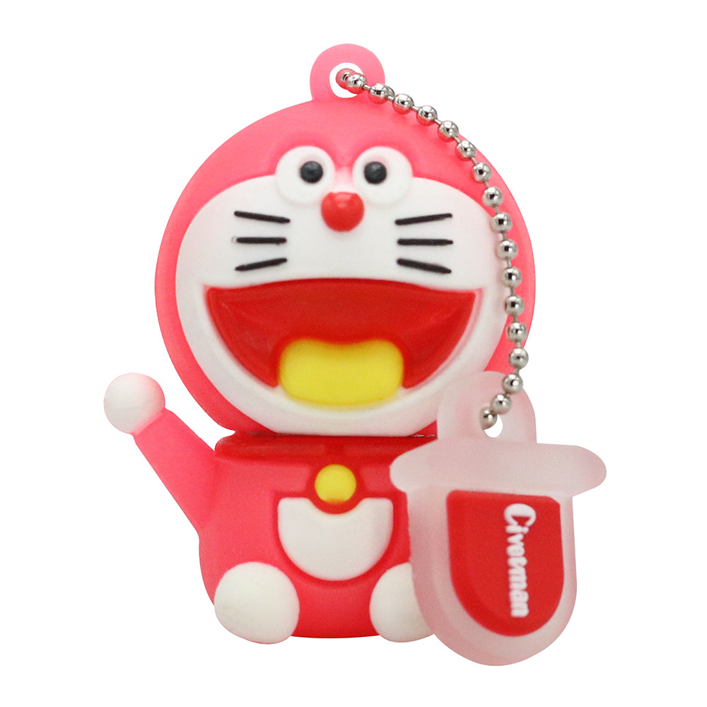 Clé usb doudou Chat assis rose